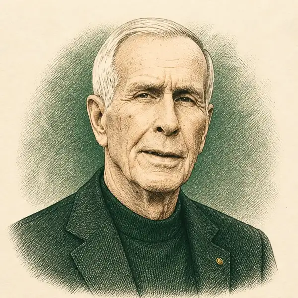 Illustrated portrait of Frederick Muller, Licensed Associate Real Estate Broker at Win Morrison Realty